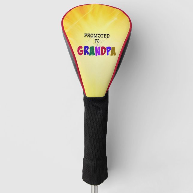 Couvre-club De Golf Promu à Grand-père—Fête! (Devant)