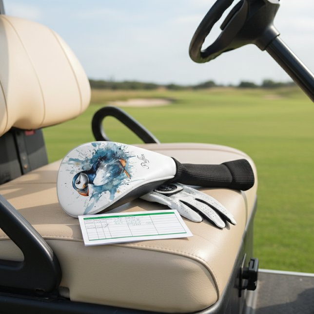 Couvre-club De Golf Puffin Splash, personnalisé (Créateur téléchargé)