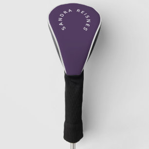 Couvre-club De Golf Purple amèrement personnalisé