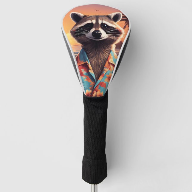 Couvre-club De Golf Raccoon Holiday (Devant)