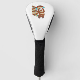 Couvre-club De Golf Raccoon hybride et panda rouge