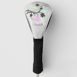 Couvre-club De Golf Rainbow Pastel Lovebirds Golf Head Coque