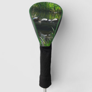 Couvre-club De Golf Rangée de tortues photo de la nature verte
