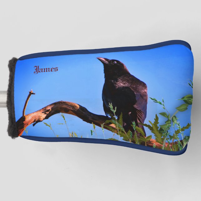 Couvre-club De Golf Raven Black Bird (Devant)