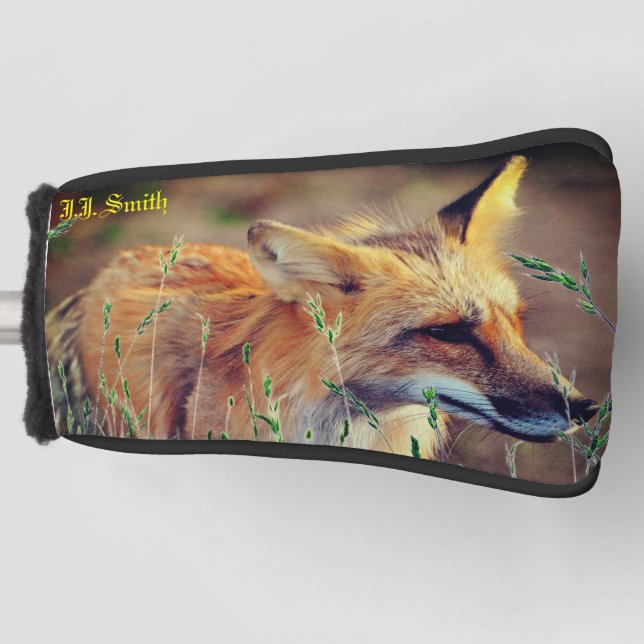 Couvre-club De Golf Red Fox Animal Golf Putter Cover (Devant)