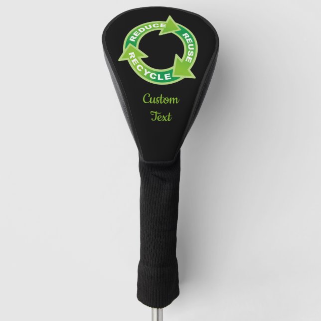 Couvre-club De Golf Réduire la réutilisation du recyclage (Devant)