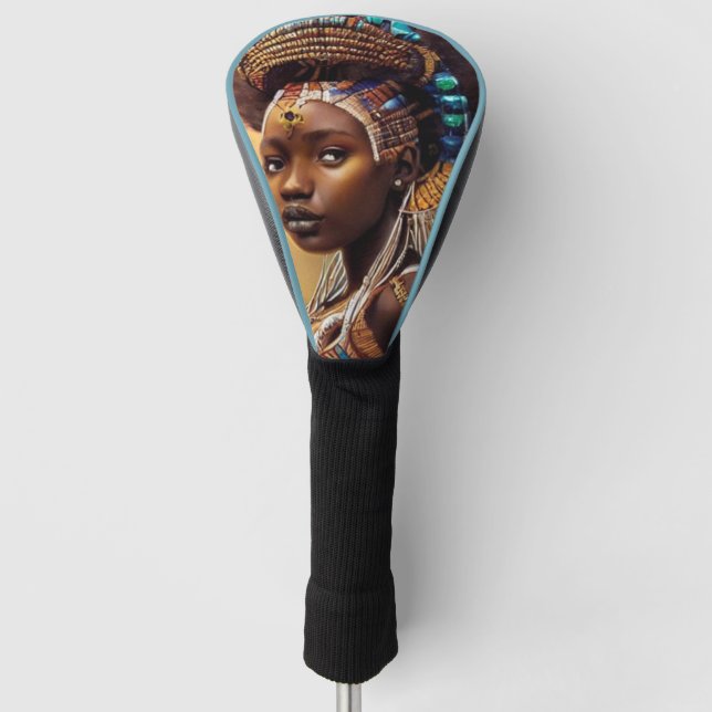 Couvre-club De Golf Reine africaine (Devant)