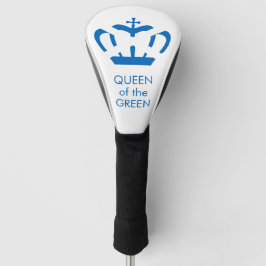 Couvre-club De Golf Reine du drapeau vert de | de la couronne de
