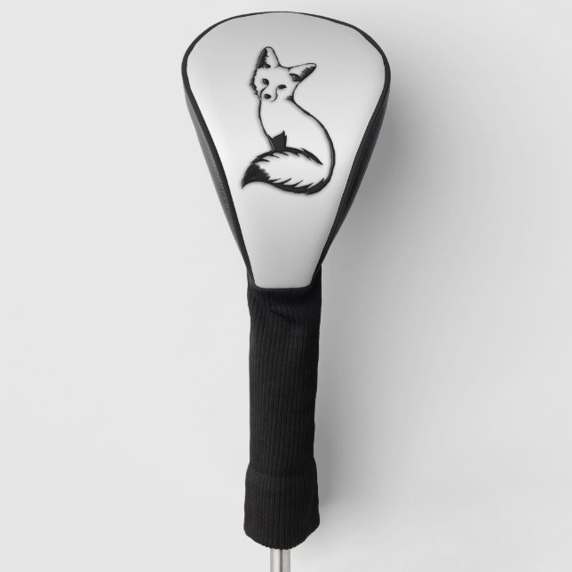 Couvre-club De Golf Renard argenté (Devant)