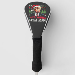 Couvre-club De Golf Rendre Noël super à nouveau moche Noël Sweat Trump