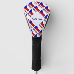 Couvre-club De Golf République tchèque Drapeau tchèque Personnalisé en