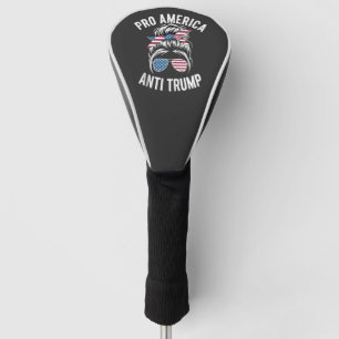 Couvre-club De Golf Résistance au drapeau américain anti-Trump