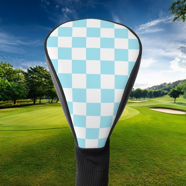 Couvre-club De Golf Retro Checkerboard (Créateur téléchargé)