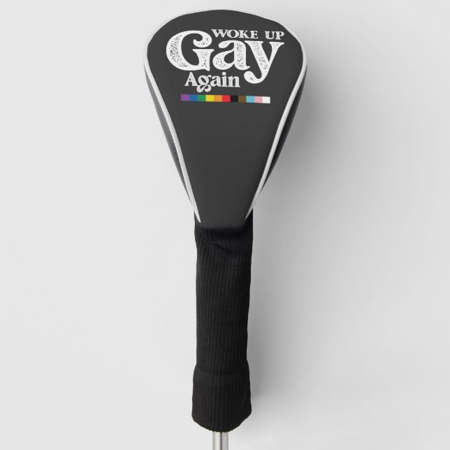 Couvre-club De Golf Réveillez Gay Soutenez à nouveau LGBT Pride (Devant)