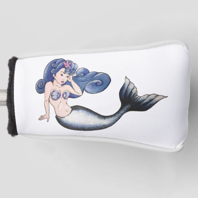 Couvre-club De Golf Rockabilly Mermaid (Devant)