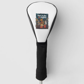 Couvre-club De Golf Rockin' Cat Band