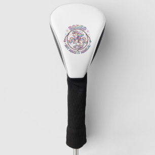 Couvre-club De Golf Rodéo de licorne mais rendez-le magique drôle cade