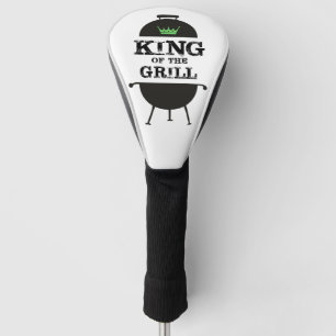 Couvre-club De Golf Roi Du Grill, Couronne Verte Noire