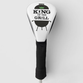 Couvre-club De Golf Roi Du Grill, Couronne Verte Noire