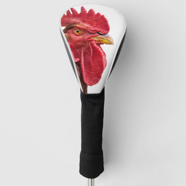 Couvre-club De Golf Rooster Face (Devant)
