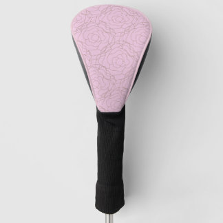 Couvre-club De Golf Rose en verre teinté : Rose or sur rose