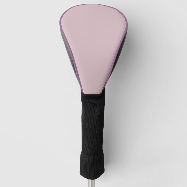 Couvre-club De Golf Rose pastel solide (Devant)