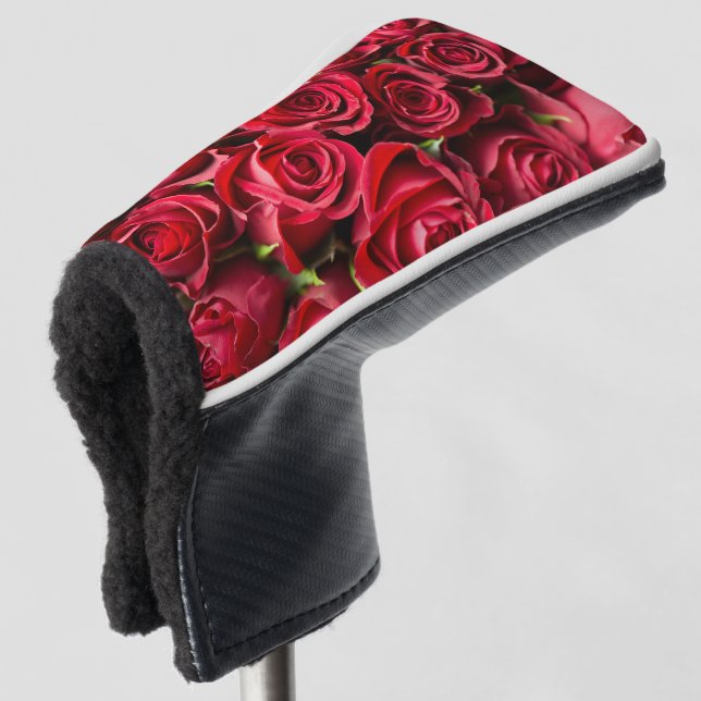 Couvre-club De Golf Roses rouges (Devant 3/4)