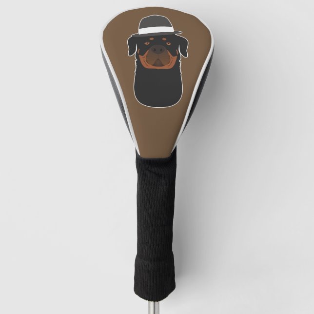 Couvre-club De Golf Rottweiler (Devant)