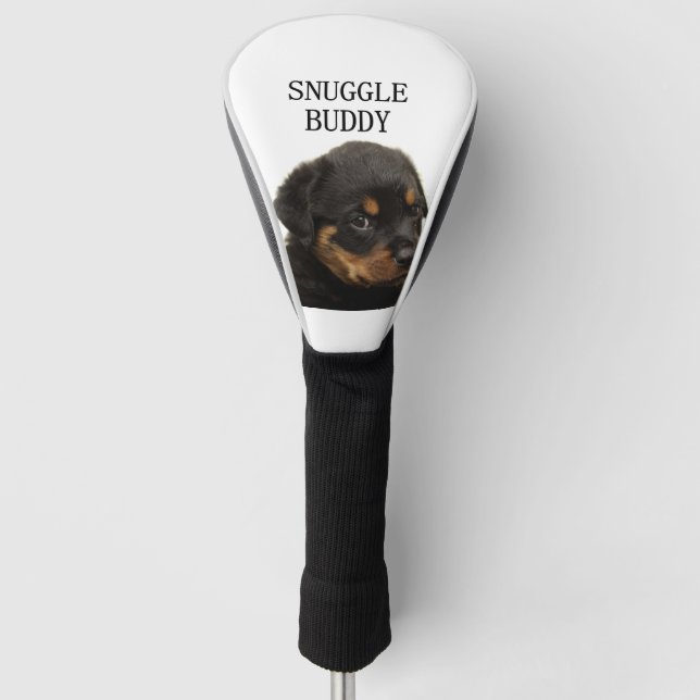Couvre-club De Golf rottweiler snuggle chiot pote (Devant)