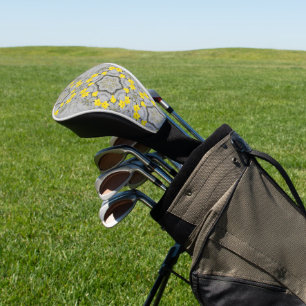 Couvre-club De Golf Roue d'harmonie de jonquilles