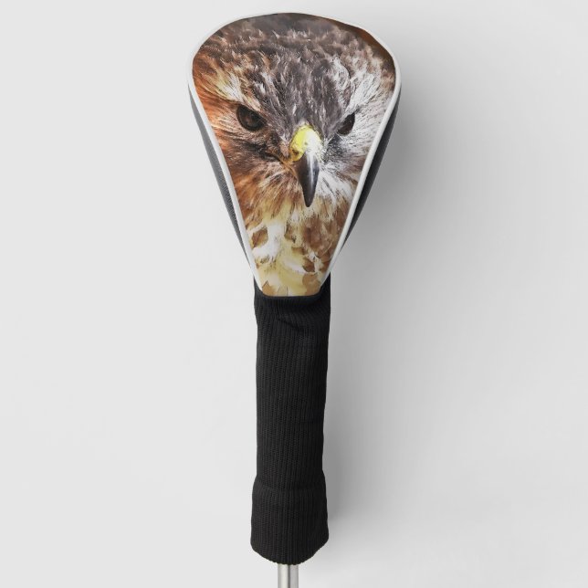 COUVRE-CLUB DE GOLF ROUGE TAILLÉ HAWK (Devant)