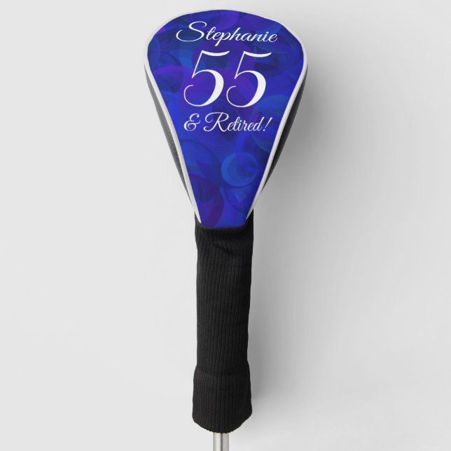Couvre-club De Golf Royal Blue 55 et retraité (Devant)