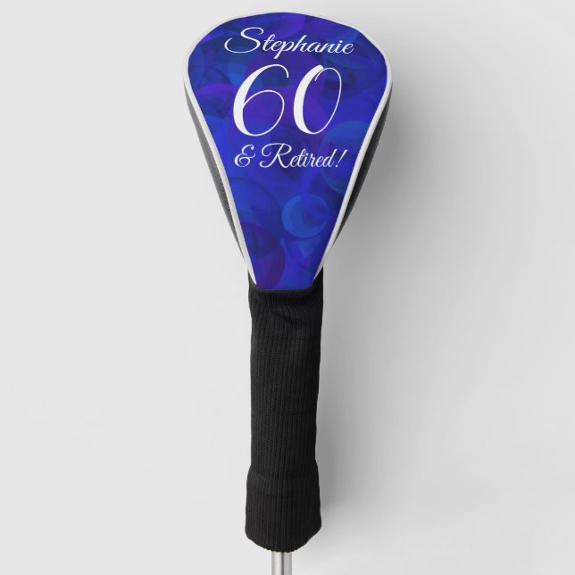 Couvre-club De Golf Royal Blue 60 et retraité (Devant)