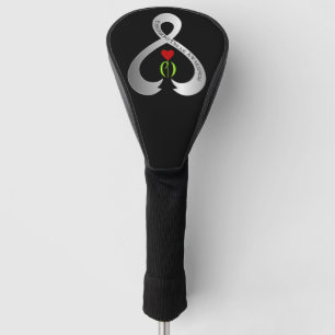 Couvre-club De Golf Ruban de sensibilisation de Parkinson