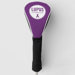 Couvre-club De Golf Ruban de sensibilisation Lupus pourpre
