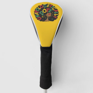 Couvre-club De Golf Sans excuses Dope Black Girl Afro