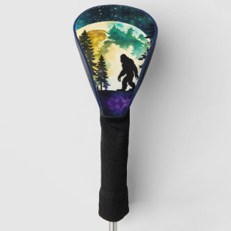 Couvre-club De Golf Sasquatch pleine lune