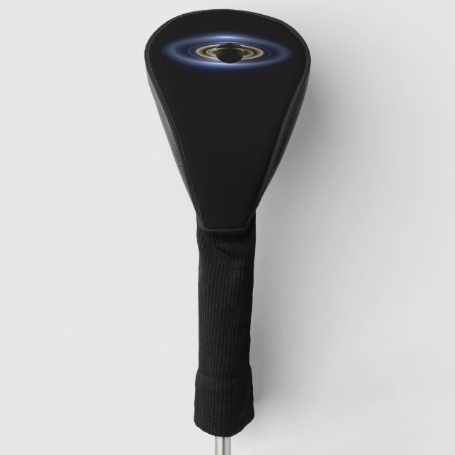 Couvre-club De Golf Saturne Éclipse le Soleil de Cassini Orbiter (Devant)