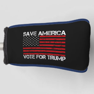 Couvre-club De Golf Sauvez L'Amérique Voter Pour Trump
