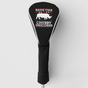 Couvre-club De Golf Sauvez le Rhin de Noël moche de Chubby Unicorns Rh