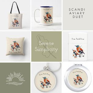 Couvre-club De Golf Scandi Aviary Duet, personnalisé