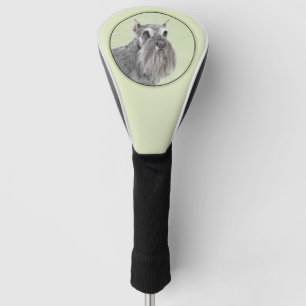 Couvre-club De Golf Schnauzer (Giant, Standard) Peinture - Chien Art