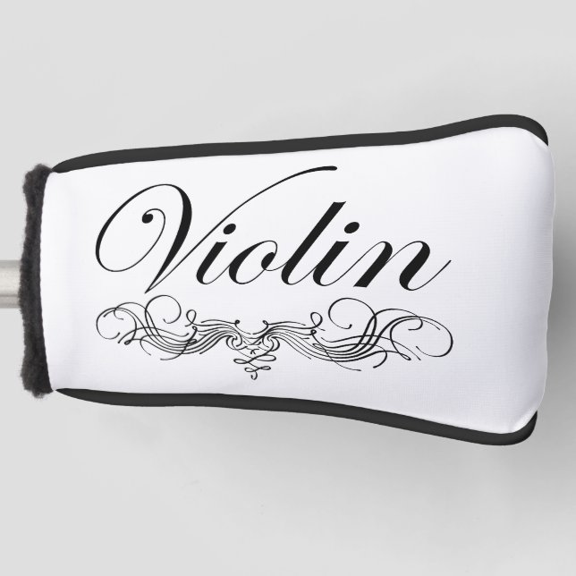 Couvre-club De Golf Script de violon (Devant)