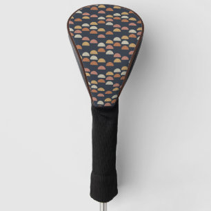 Couvre-club De Golf Semi motif géométrique de cercle