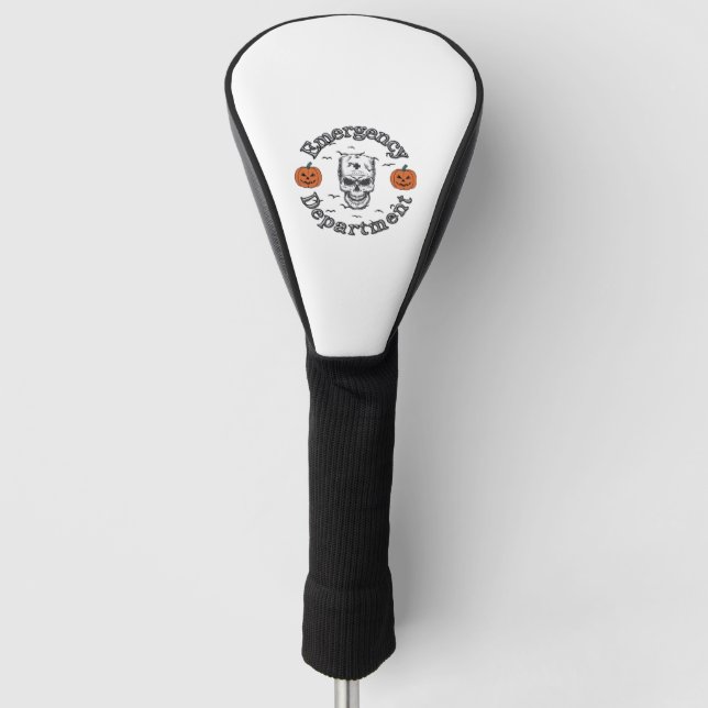 Couvre-club De Golf Service D'Urgence Er Nurse Skeleton Hallo (Devant)
