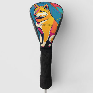 Couvre-club De Golf Shiba Inu Dog 002 - Bruno Pokopen
