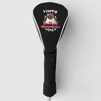 Couvre-club De Golf Siamese Cat Meowentines Funny Valentines