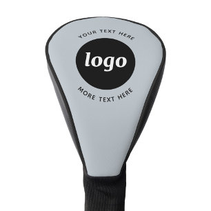 Couvre-club De Golf Simple Logo Texte Professionnel Promotionnel Poudr