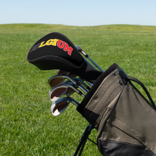 Couvre-club De Golf Simple Moderne Belgique National Drapeau Vêtements