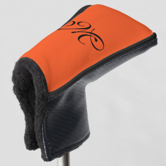 Couvre-club De Golf Simplement couleurs et votre monogramme + vos